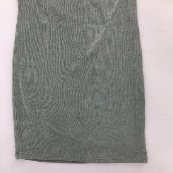 Elodie Metallic Seafoam Halter Neck Mini Dress size L - Picture 7 of 16
